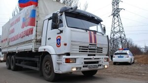 Восьмой гуманитарный конвой РФ прибудет в Донбасс до конца недели