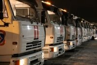 Девятый гуманитарный конвой для Донбасса выдвинулся в Ростовскую область